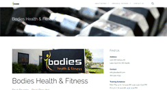 Desktop Screenshot of bodieshealthandfitness.com
